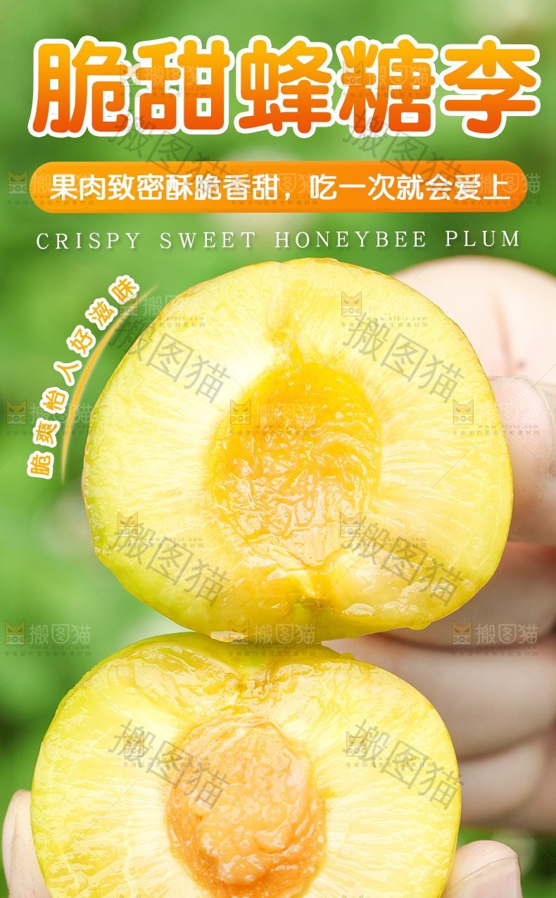 蜂糖李详情页设计