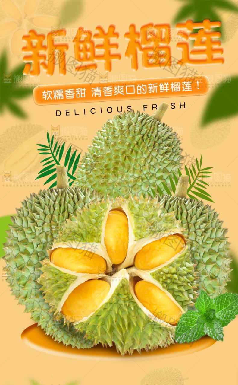 新鲜榴莲详情