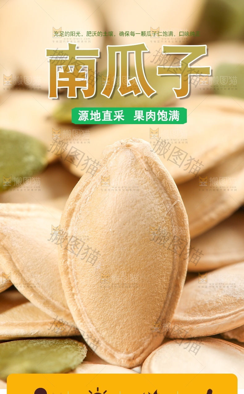 南瓜子详情页设计