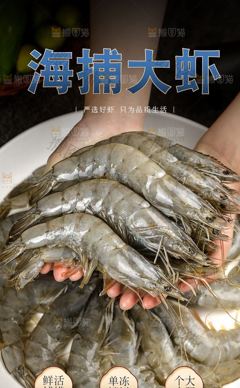 海捕大虾详情页设计