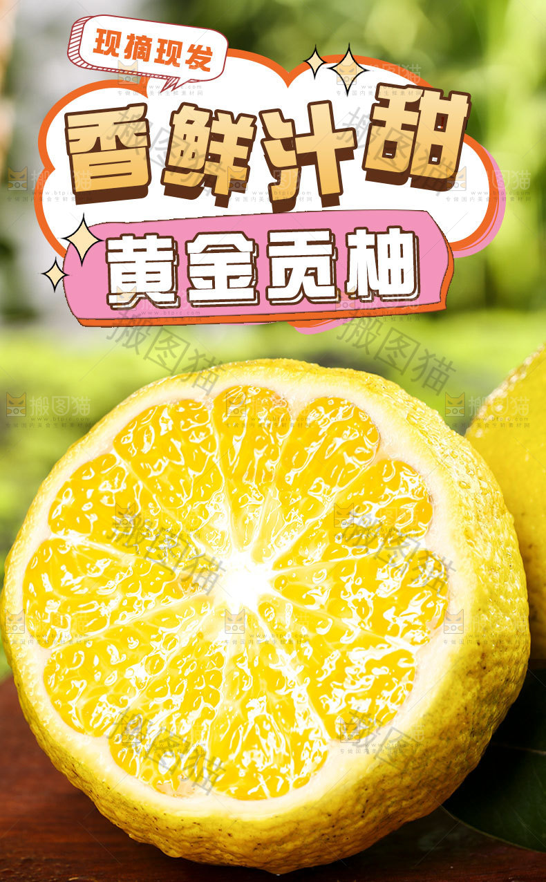 黄金贡柚详情页