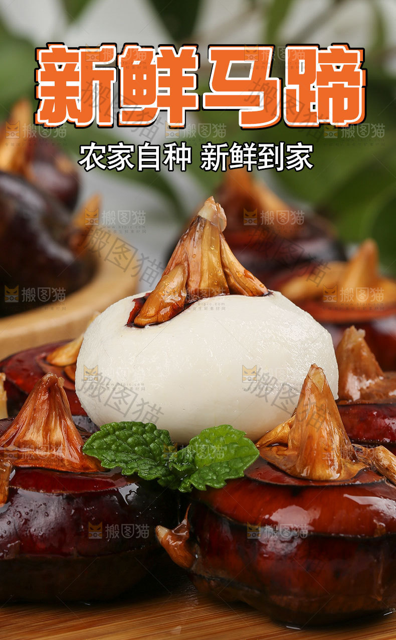 新鲜马蹄详情页