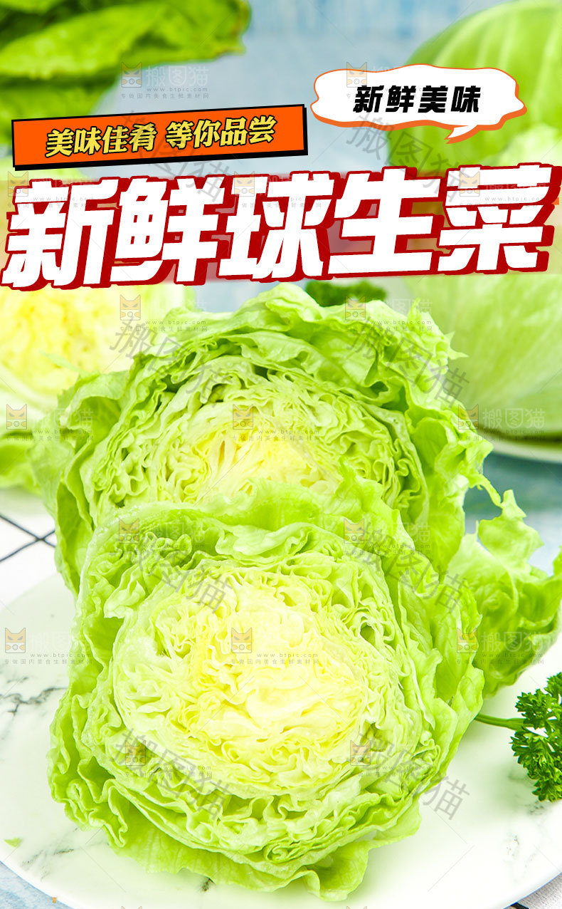 球生菜详情页