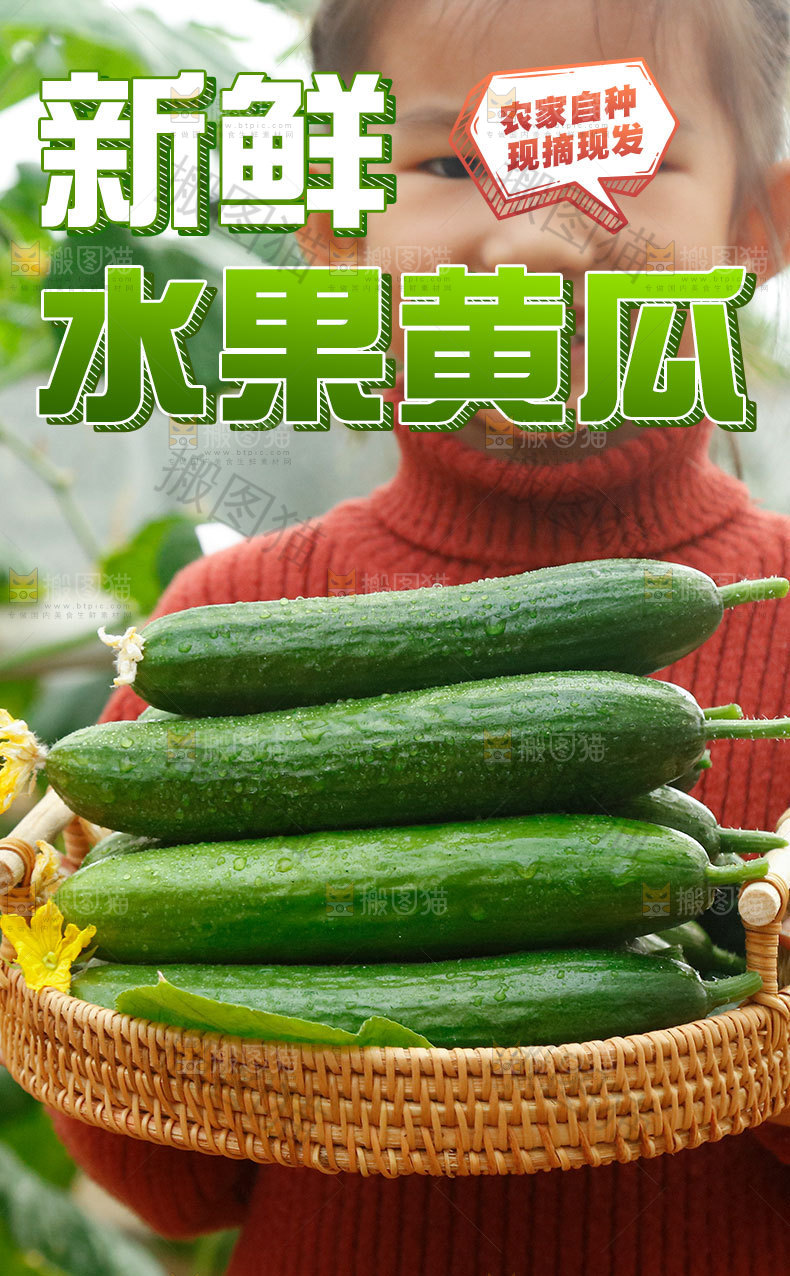 水果黄瓜详情页
