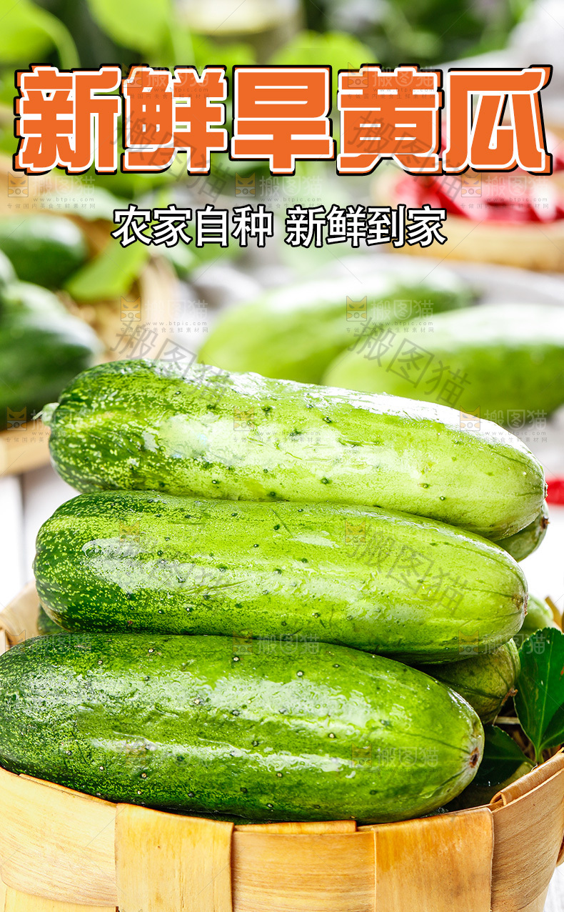 旱黄瓜详情页