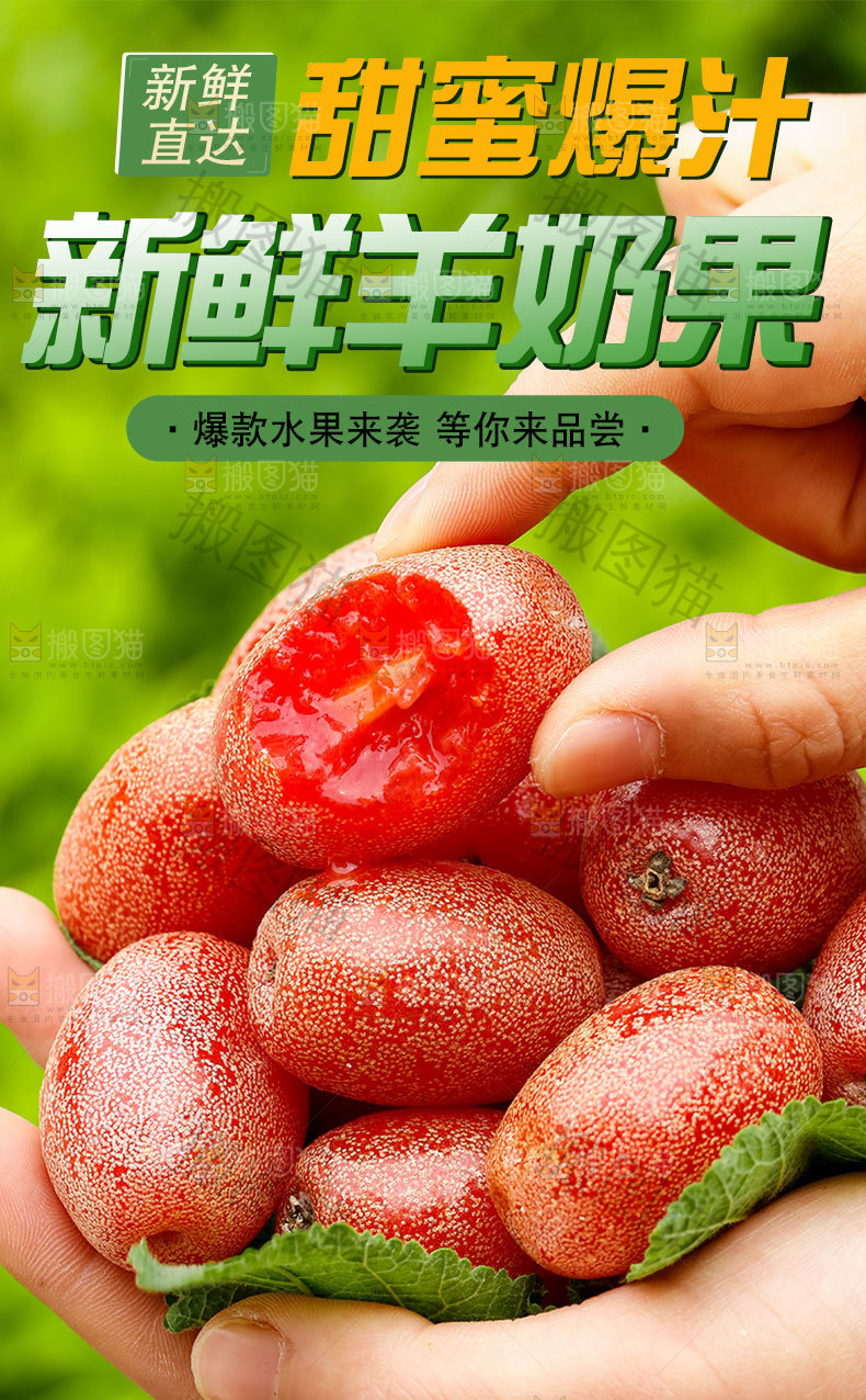 羊奶果详情页设计