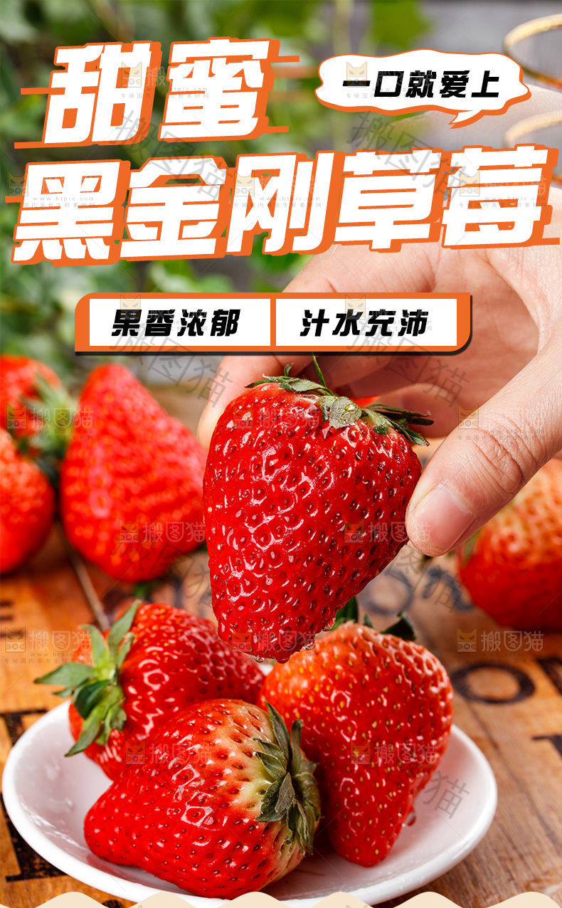 黑金刚草莓详情