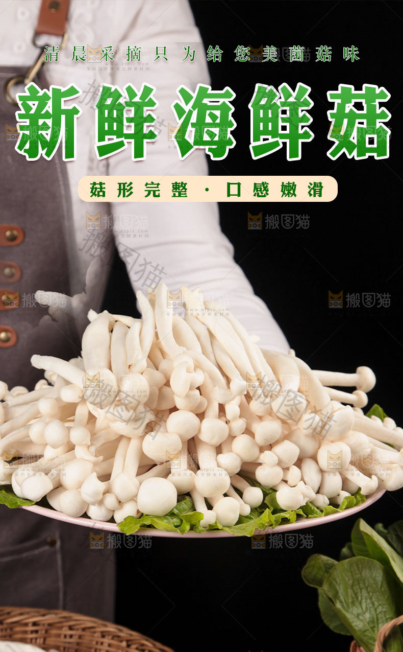 海鲜菇详情页