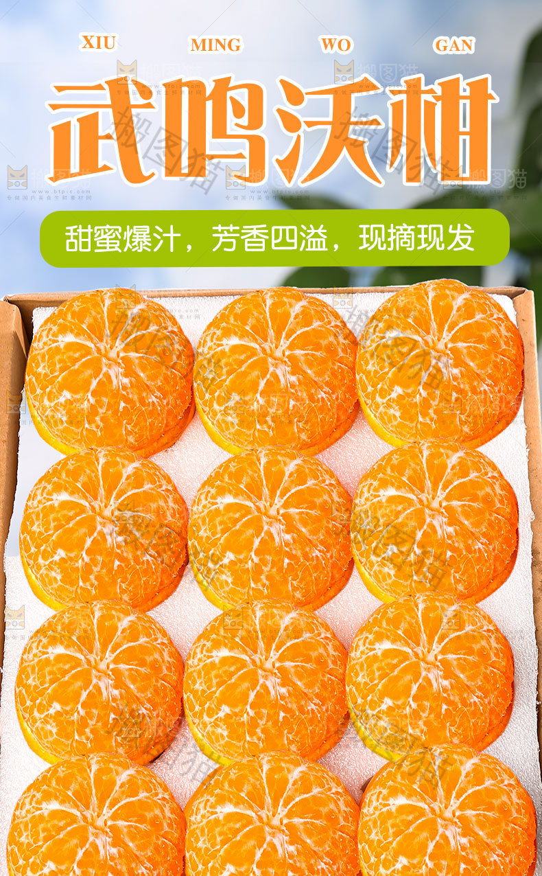 武鸣沃柑详情页
