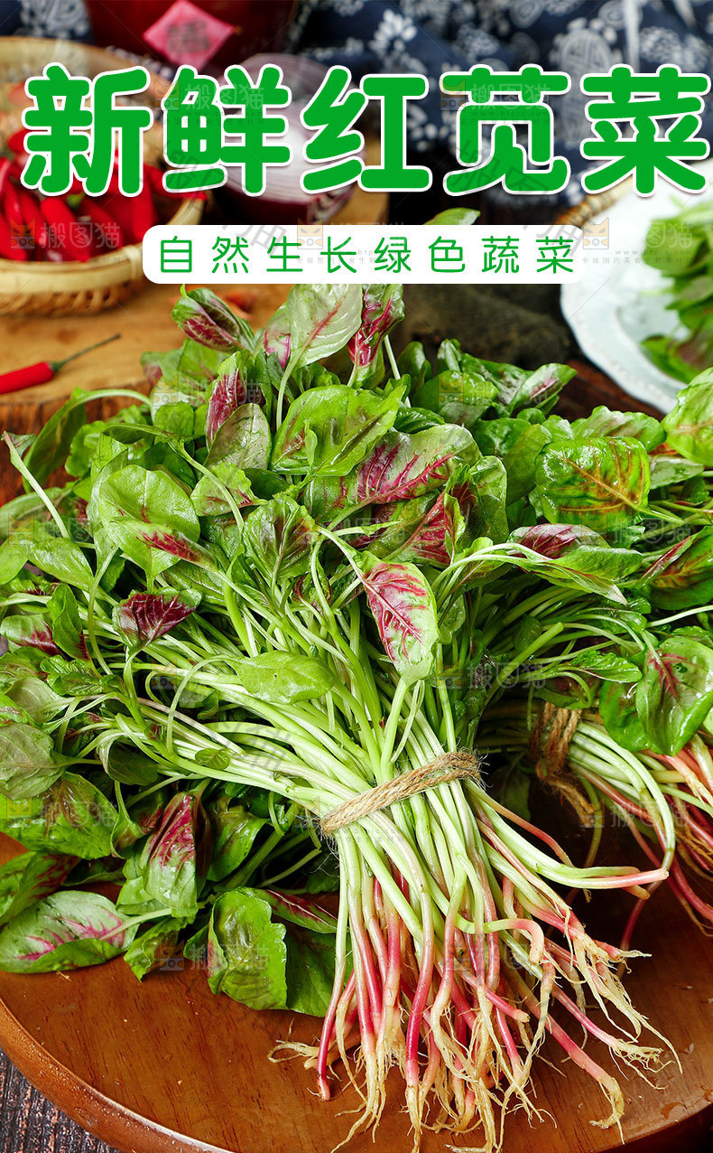 红苋菜详情页设计