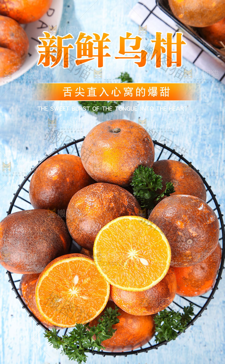 新鲜乌柑详情页