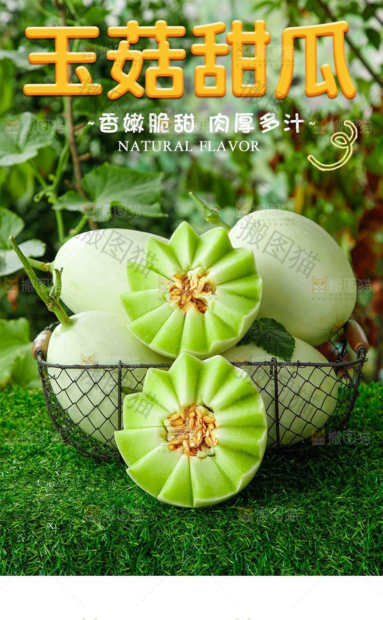 玉菇甜瓜详情页
