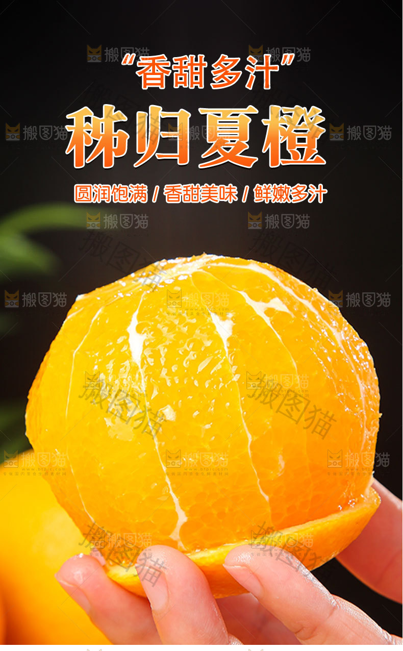 秭归夏橙详情页