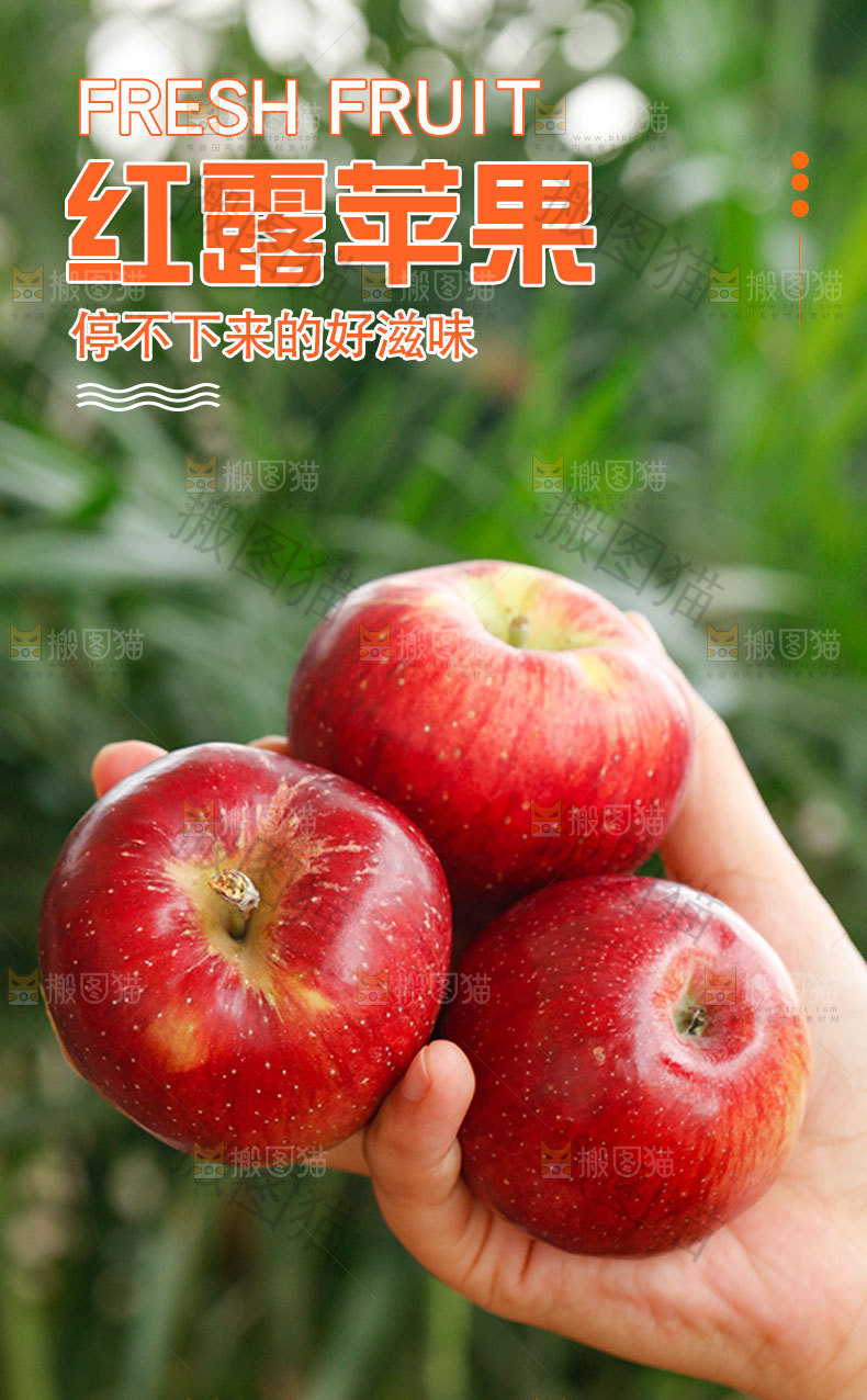 红露苹果详情页
