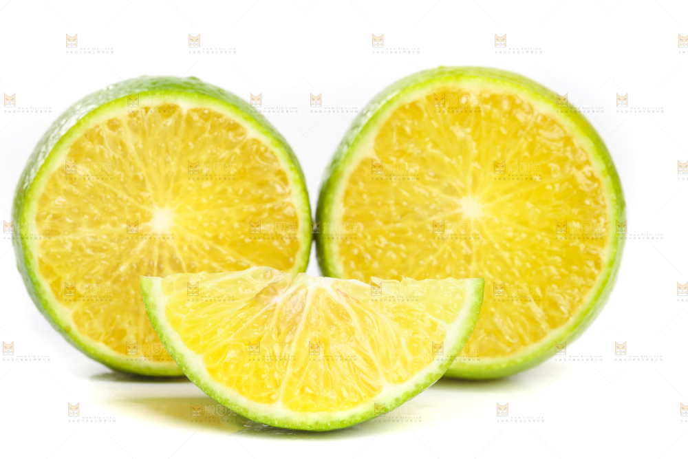 白底上的贡柑