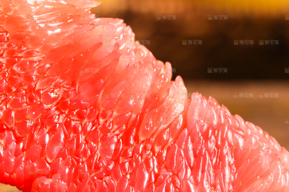 一块三红柚果肉