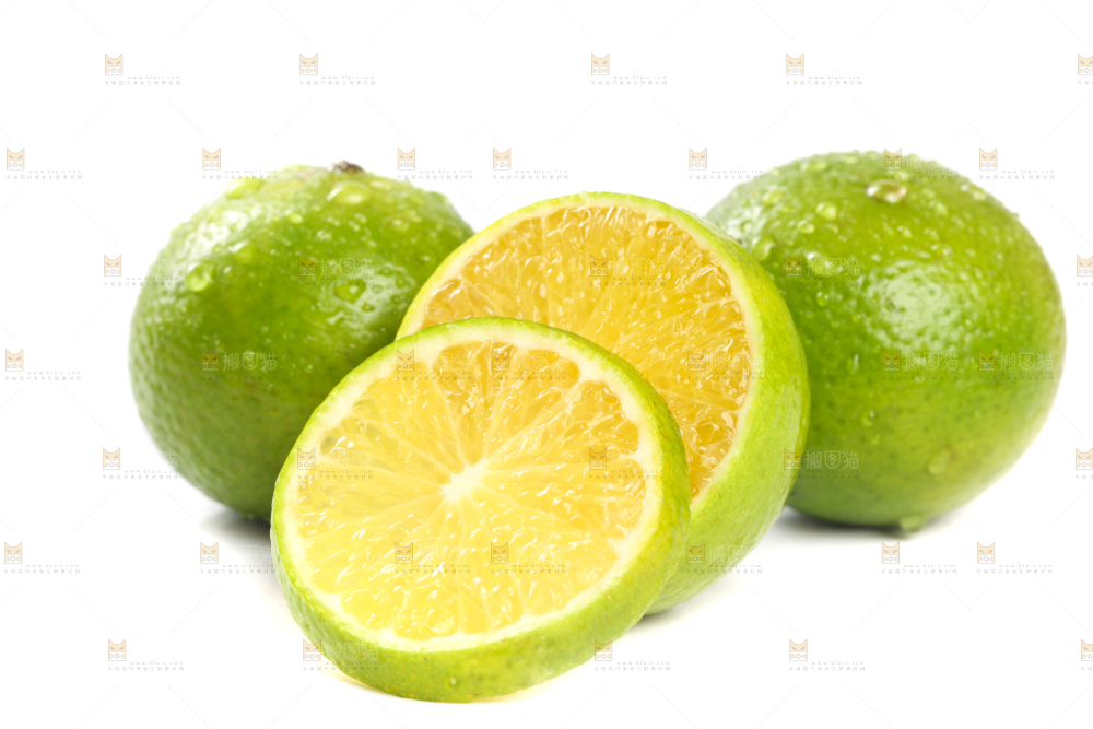 白底上的贡柑