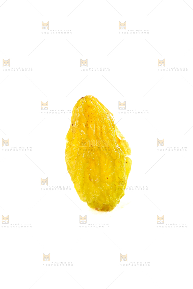 白底上的吐鲁番葡萄干
