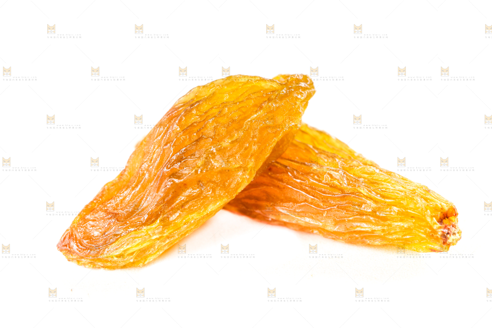 白底上的葡萄干