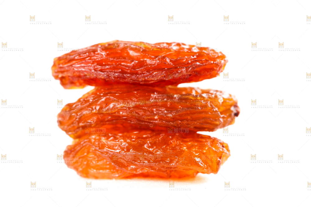 白底上的红玫瑰葡萄干