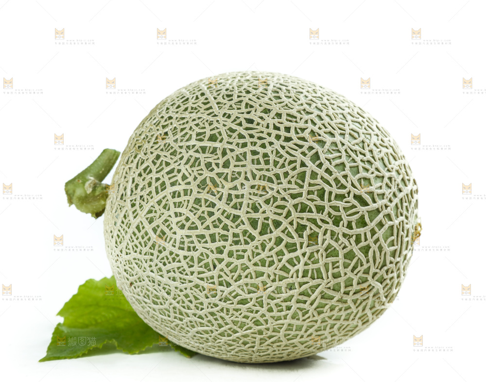 白底上的玫珑瓜