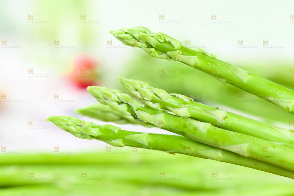 木底上的青芦笋