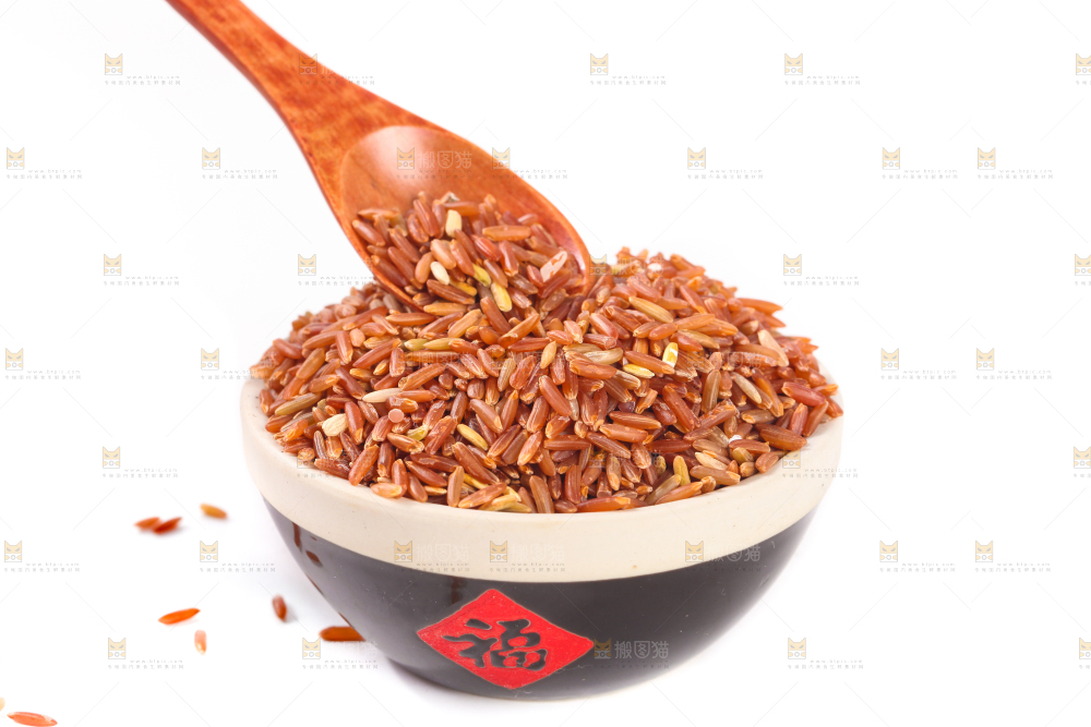 勺子里的红香米
