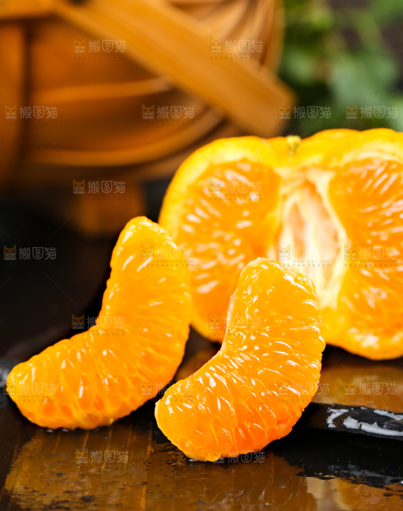石板上放着福建芦柑