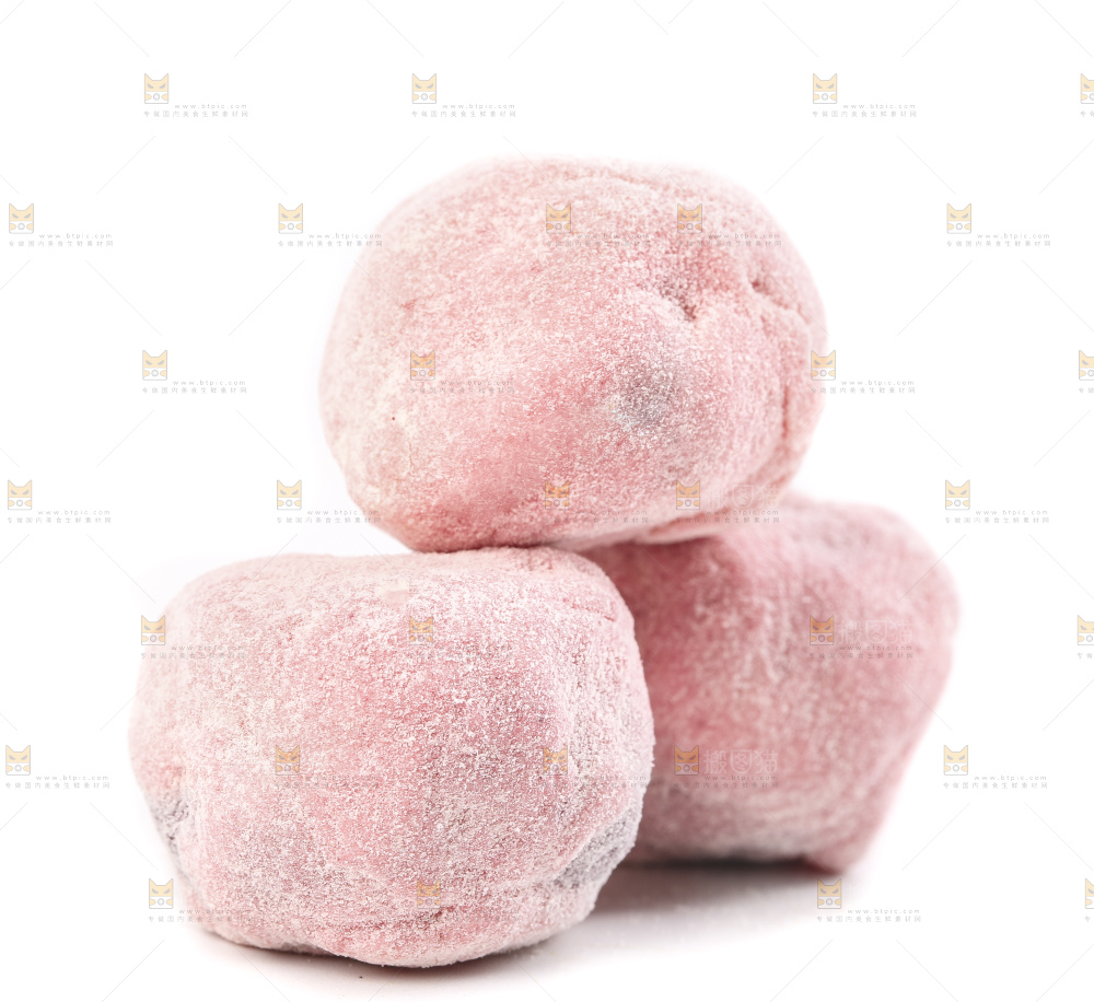 白底上的草莓味奶枣