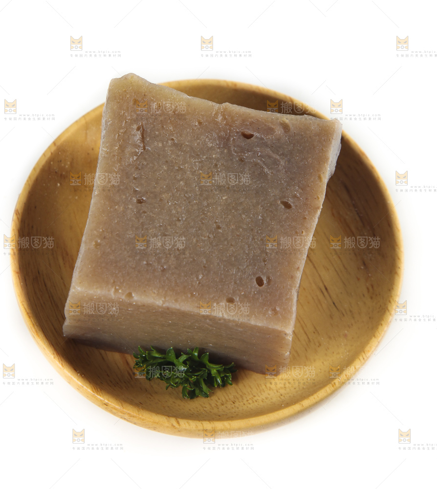 盘子里的魔芋豆腐