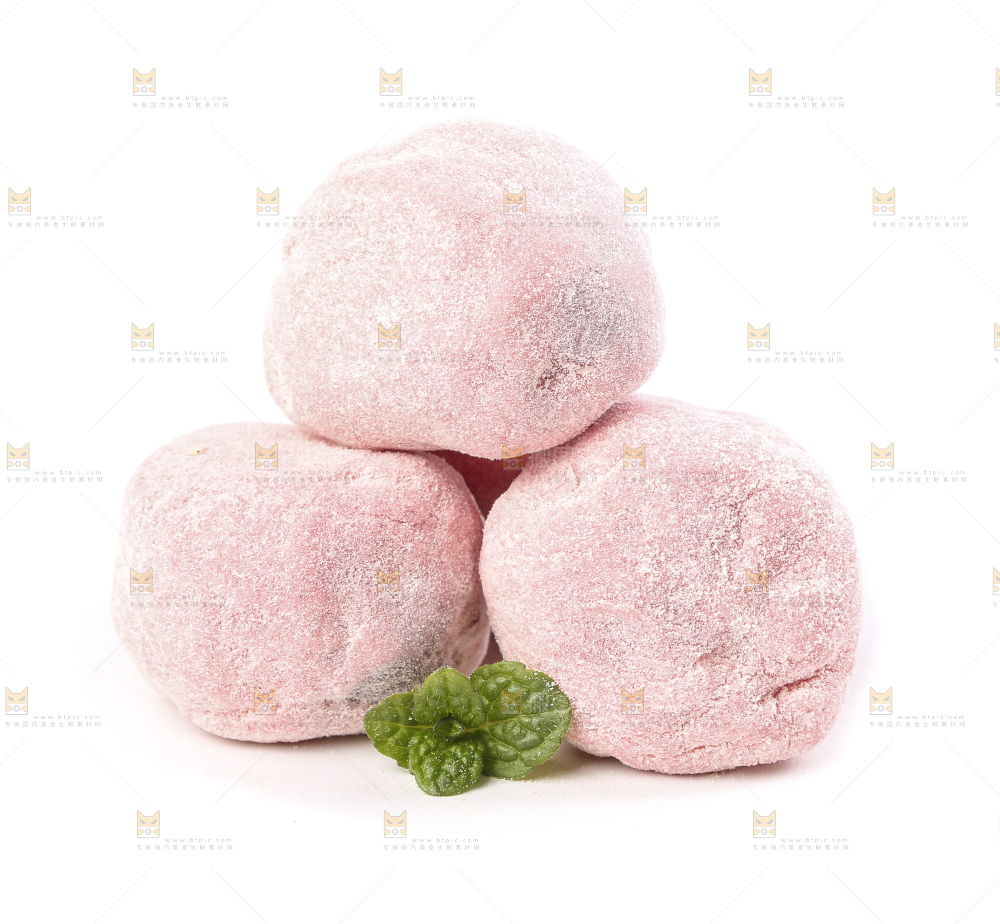 白底上的草莓味奶枣