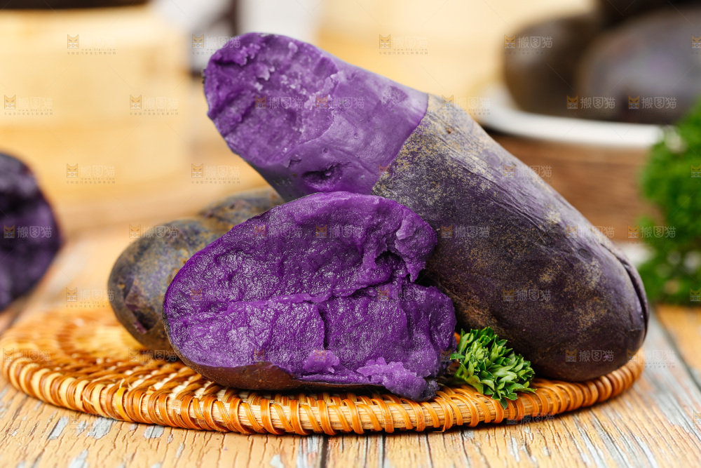 竹底上的青海黑土豆