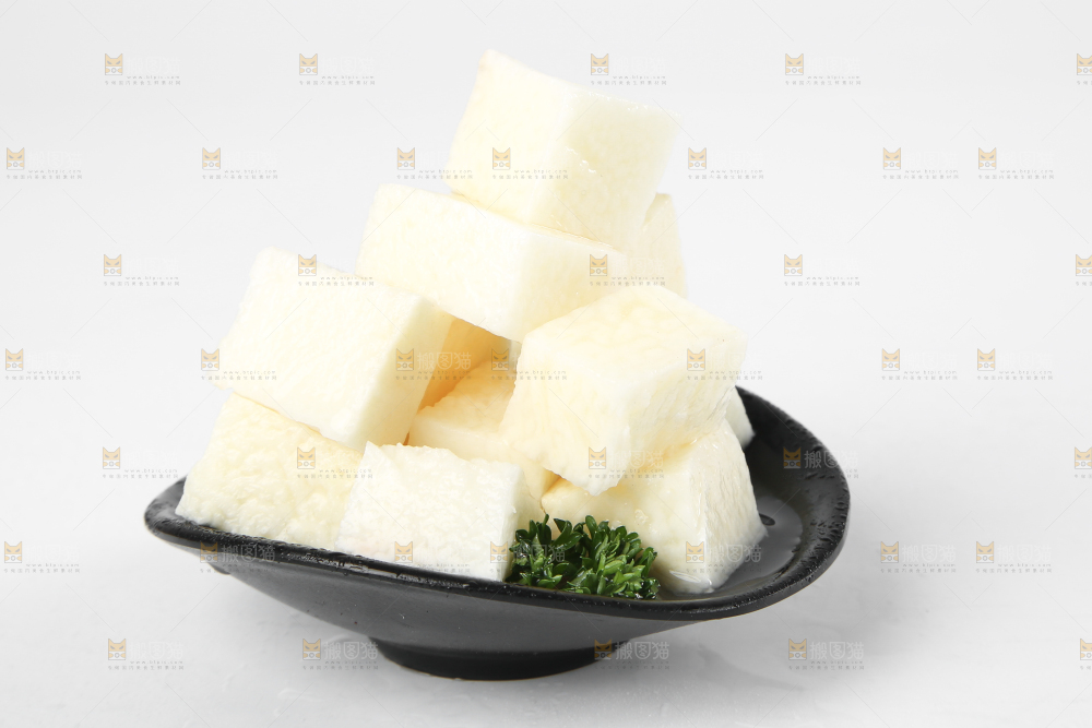 白底上的糯米金秤砣山药