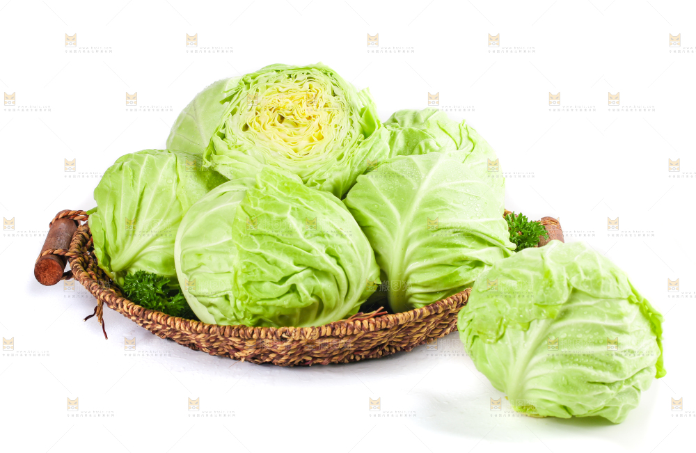 篮子里装绿甘蓝