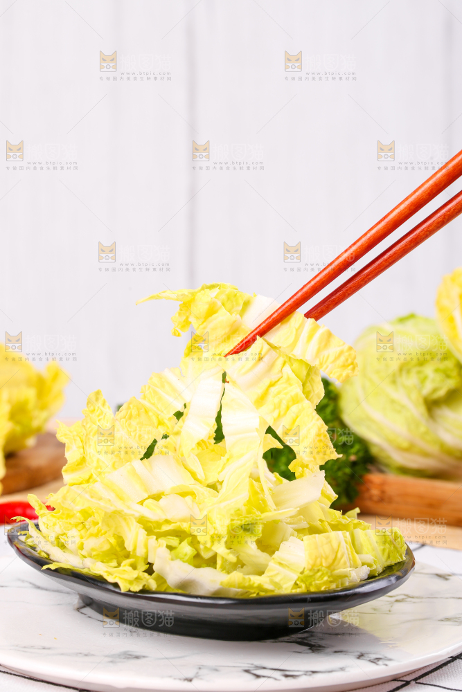 白格子底上的农家自种娃娃菜