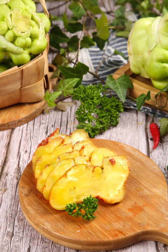 木板上的涪陵榨菜