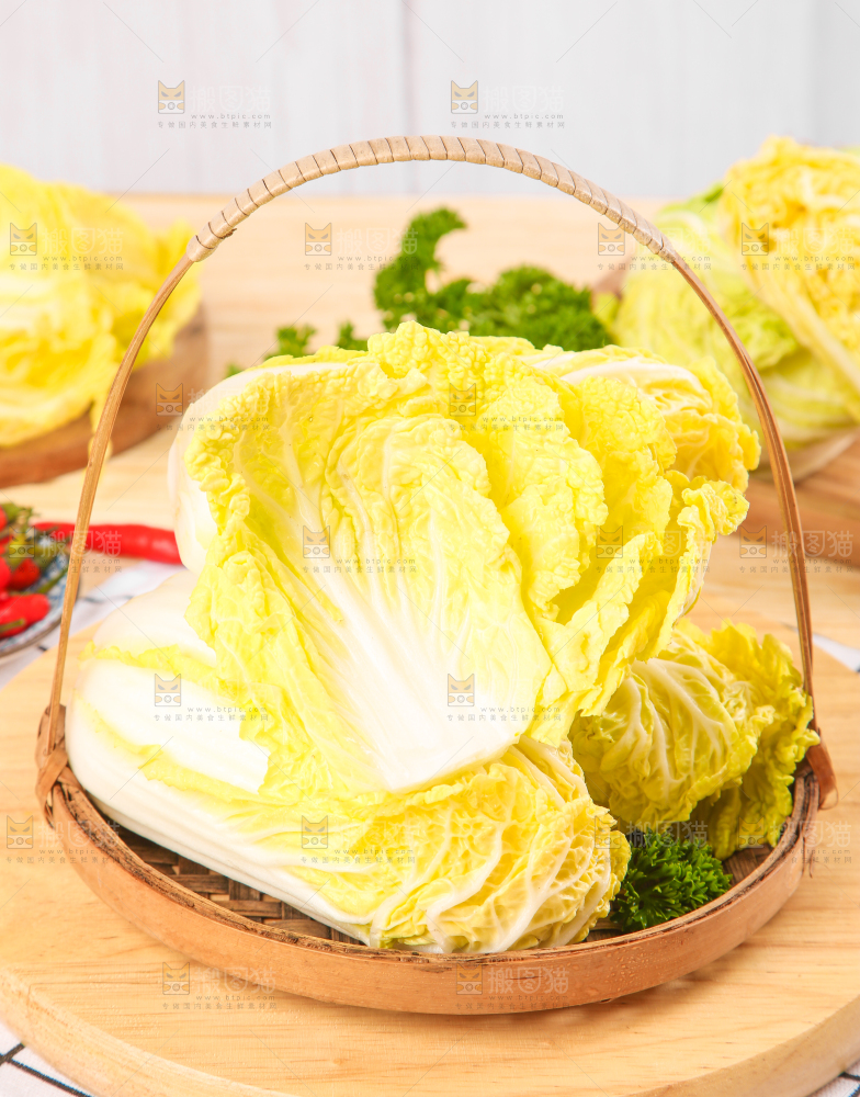 篮子里的湖北娃娃菜