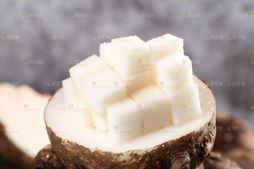 花底上放着云南魔芋