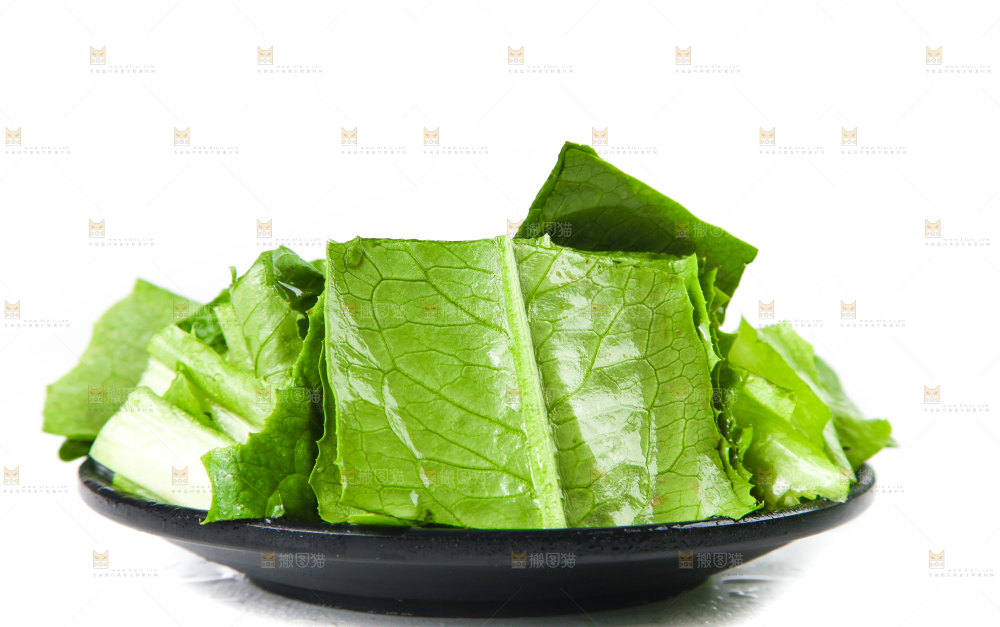 白底上的香麦菜