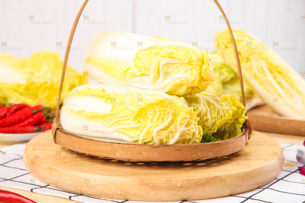 篮子里的湖北娃娃菜