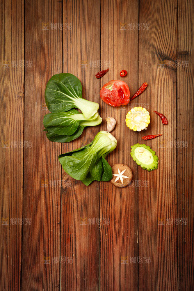 食材背景纹理