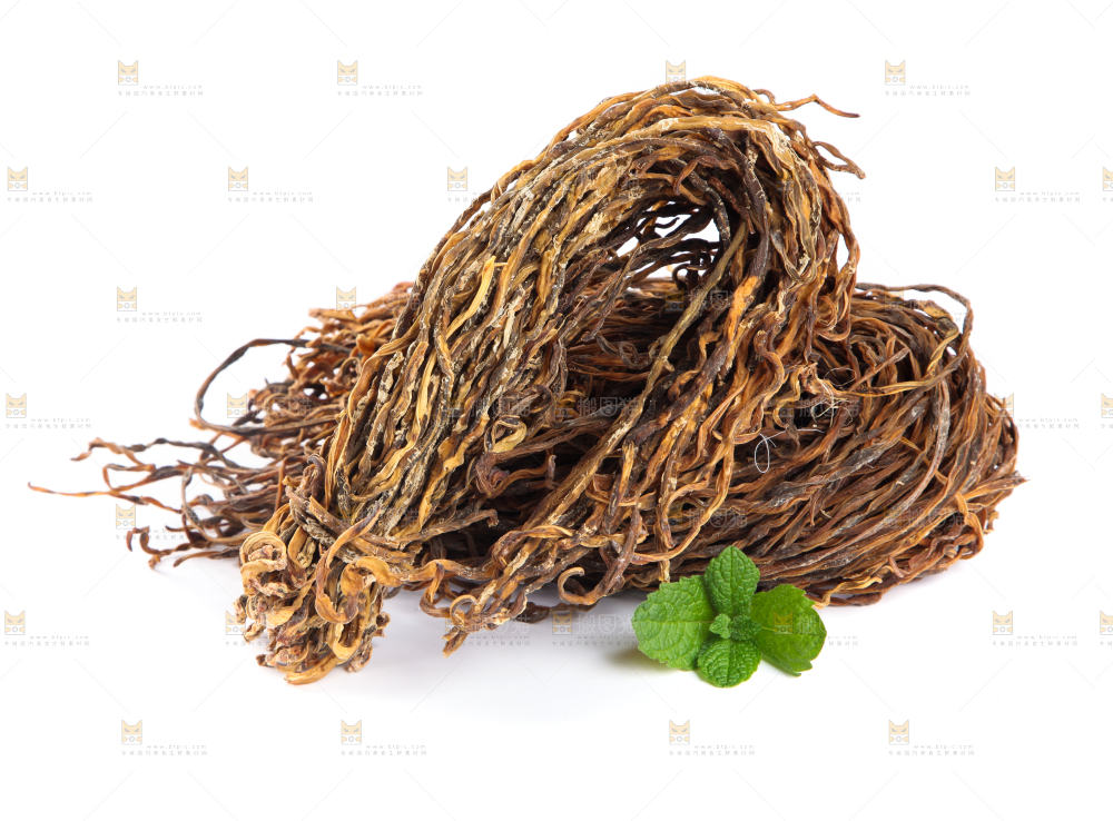 白底上的干豆角