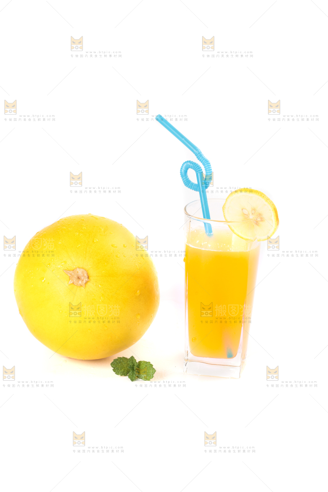 白底上的黄河蜜瓜