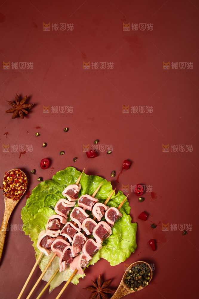 串串调料背景纹理
