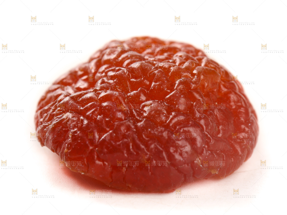 白底上的半梅干