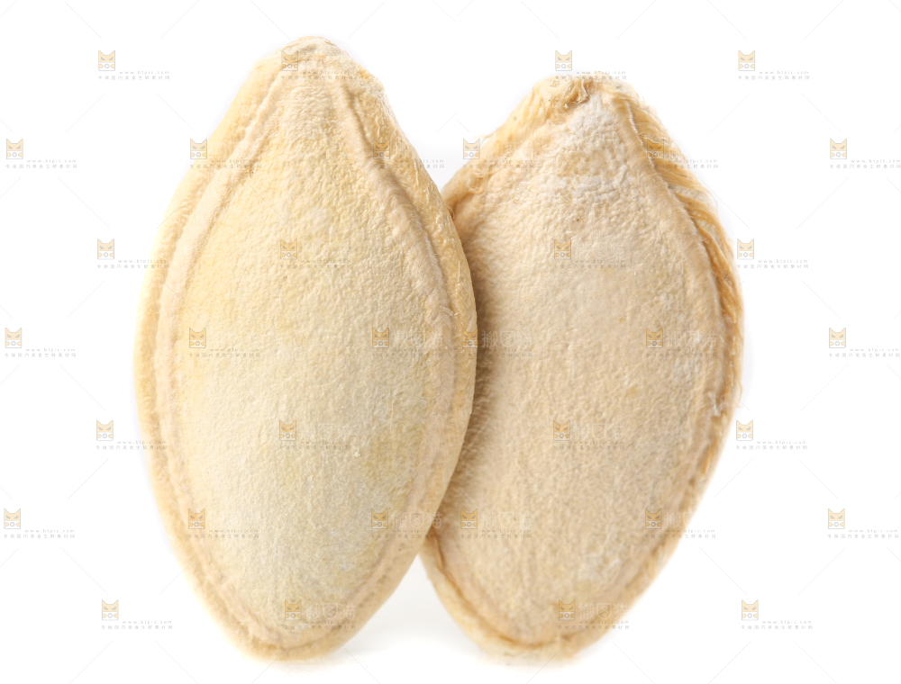 白底上的纸皮南瓜子