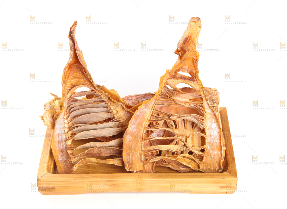 白底上的冬笋片