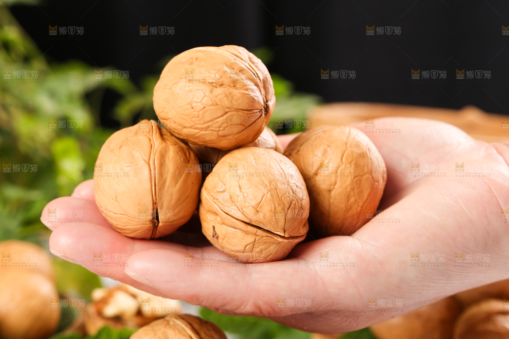 手拿核桃
