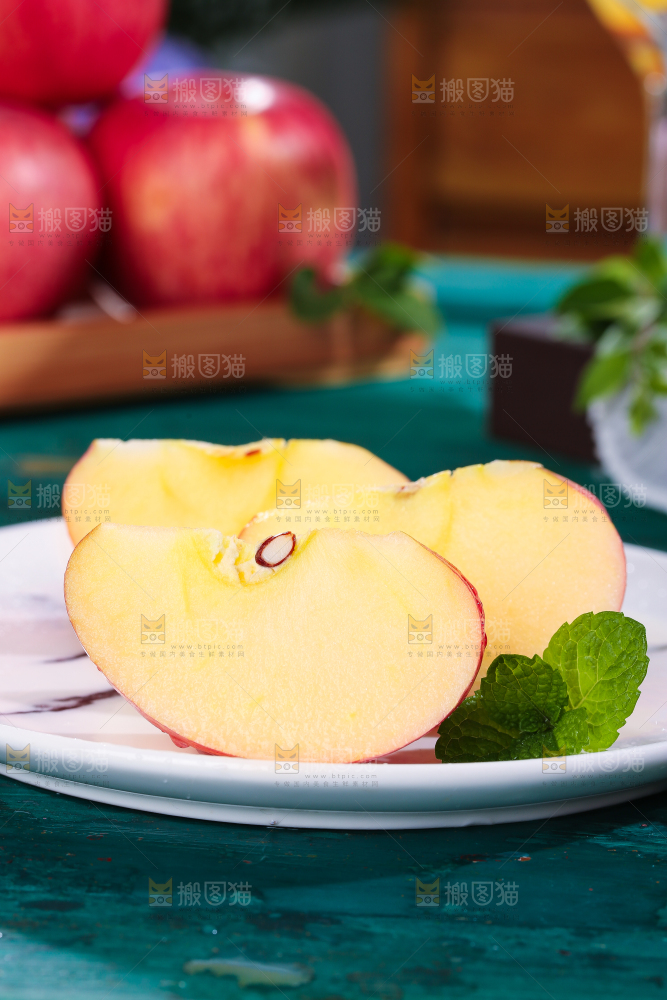 盘子里的陕西红富士