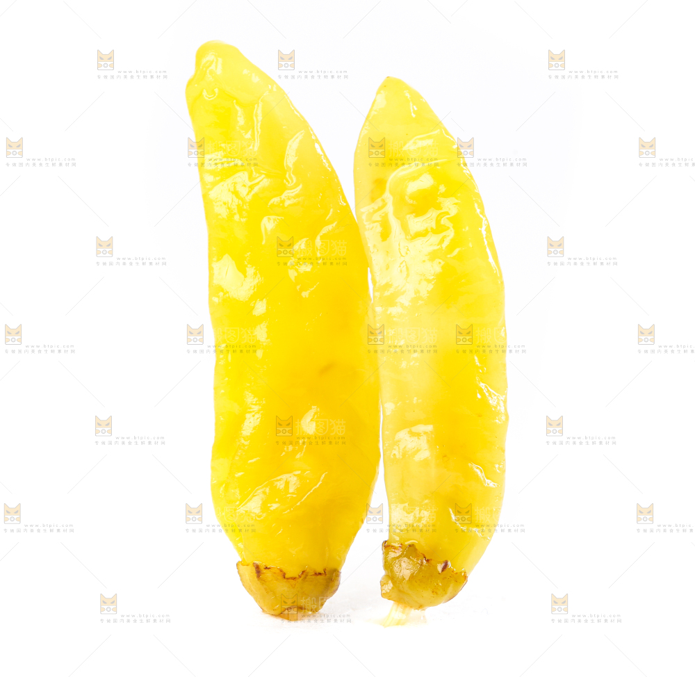 白底上的小米辣椒